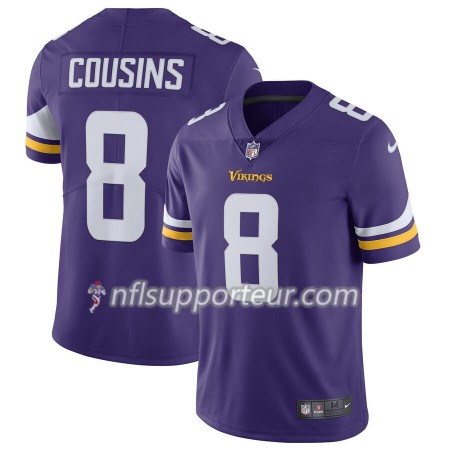 Maillot Homme Minnesota Vikings Kirk Cousins 8 Nike Pourpre